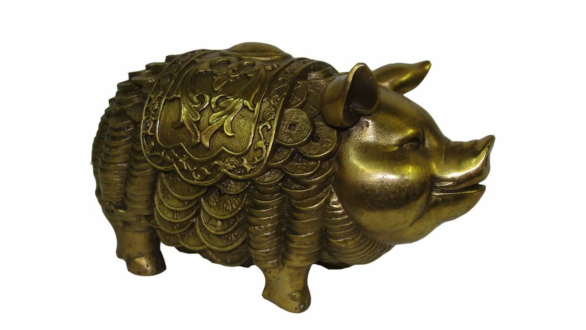 amulet წარმატებას და კეთილდღეობას - ღორი